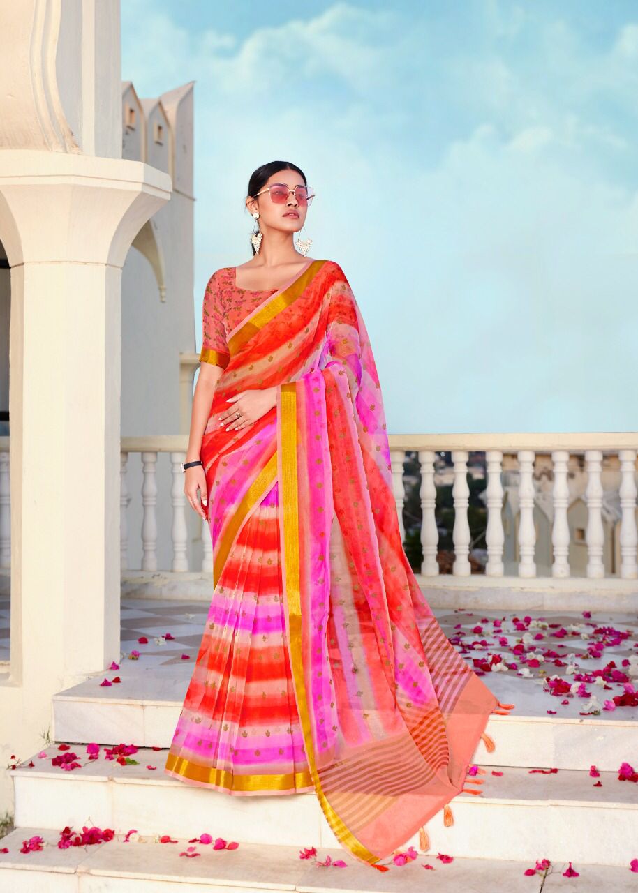 Paradise By Shreyans 01-09 Printed Sarees Catalog